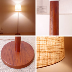 Floor lamp in teakをアップしました