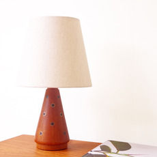 H.PAASKE / Table lamp in solid teak をアップしました