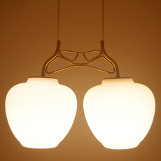 Bent Karlby / Chandelier in glass & brass をアップしました