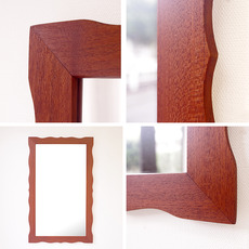 Jansen Spejle / Biscut shaped small mirror in teak をアップしました