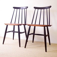 Ilmari Tapiovaara / Fanett Chair 55T(black) を2脚アップしました