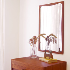 2-Way small mirror in teak をアップしました