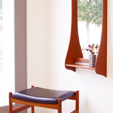 Large mirror with shelf をアップしました