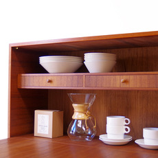 Lammhults Mobler/Cabinet with flip up door in teak をアップしました