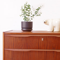 Chest of 3drawers with key in teak をアップしました
