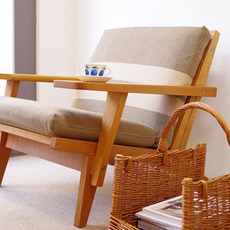 【張替代込】Hans.J.Wegner / 1per. sofa GE370 をアップしました