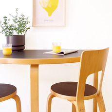 Alvar Aalto / Table 95 (half-round) をアップしました