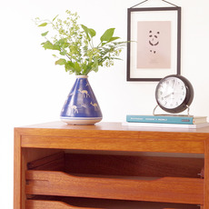 Cabinet with tambour door in teak をアップしました
