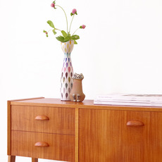 Cabinet with 2drawers in teak&oak をアップしました