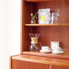 Bodafors / Cabinet with tambour doors in teak をアップしました