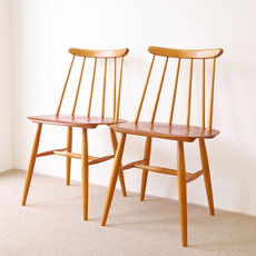 Ilmari Tapiovaara / Fanett Chair 55T(natural) をアップしました