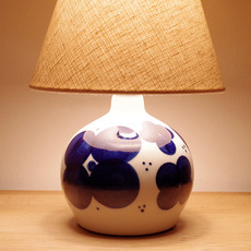 Rorstrand / Table lamp (bla blomma) をアップしました