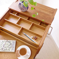 Sewing cabinet in tambour doors in oak をアップしました