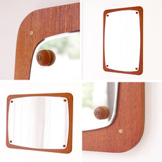 Small mirror in teak をアップしました