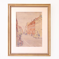 Watercolor painting 「Rosenvingeska huset」をアップしました