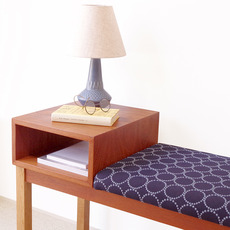 Telephone bench in teak&oak (mina perhonen) をアップしました
