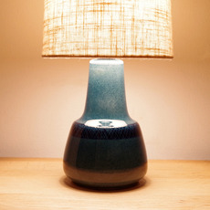 Table lamp (indigo blue) をアップしました