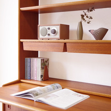 Bookshelf with sliding doors and writing board をアップしました