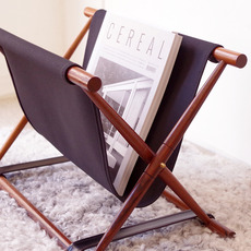 Folding magazine rack in rosewood をアップしました