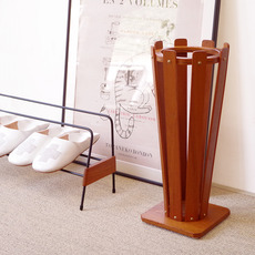 Octagonal umbrella stand in teak をアップしました
