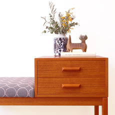 Telephone bench in teak (mina perhonen) をアップしました
