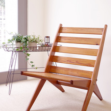 Folding chair in pine をアップしました