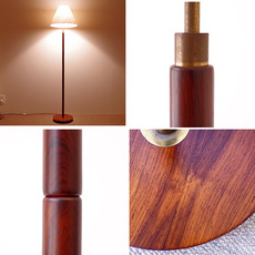 Floor lamp with telescopic in rosewood をアップしました