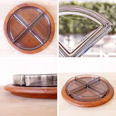 DIGSMED / Wooden tray with glassware をアップしました