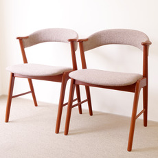 Kai Kristiansen /Set of 2dining chairs in teak をアップしました