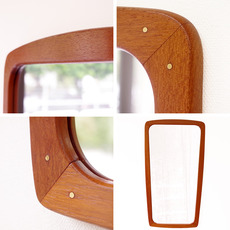 Medium mirror in teak をアップしました