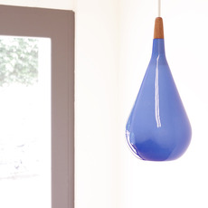 Holmegaard /Drop shaped pendant (blue) をアップしました