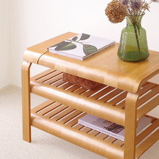 Bench with rack in birch をアップしました