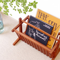 Magazine rack in teak をアップしました