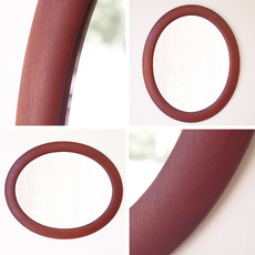 Oval mirror in teak をアップしました