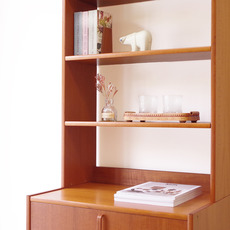 Bodafors / Shelf with drawers in teak をアップしました