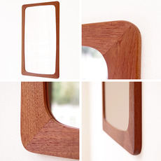 Small mirror in teak をアップしました