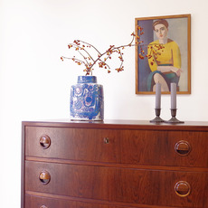 Kai Kristiansen / Bow front chest of 6drawers in rosewoodをアップしました