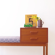 Telephone bench in teak (mina perhonen) をアップしました