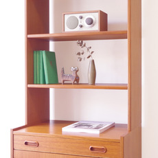 Shelf with drawers in teak をアップしました