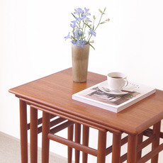 Nesting tables in teak をアップしました
