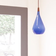 Holmegaard /Drop shaped pendant (blue) をアップしました