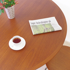 Round table with 1ex. in teak をアップしました