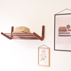Wall rack in solid mahogany をアップしました