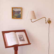 Swing arm wall lamp in brass をアップしました