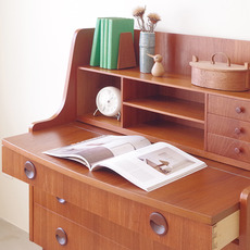 Bureau with mirror in teak をアップしました