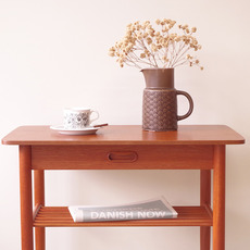 Coffee table with drawer in teak をアップしました