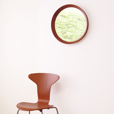 Pedersen & Hansen / Circular mirror in teak をアップしました