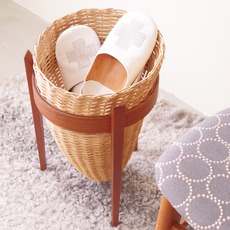 Sewing basket in teak&rattan をアップしました