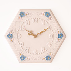 Jie Gantofta / Hexagonal ceramic wall clock をアップしました