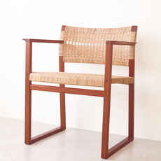 Borge Mogensen / Arm Chair BM62 in mahogany and cane